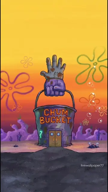 Chum Bucket 🪣.... tutorial download live wallpaper in the end of video  create 