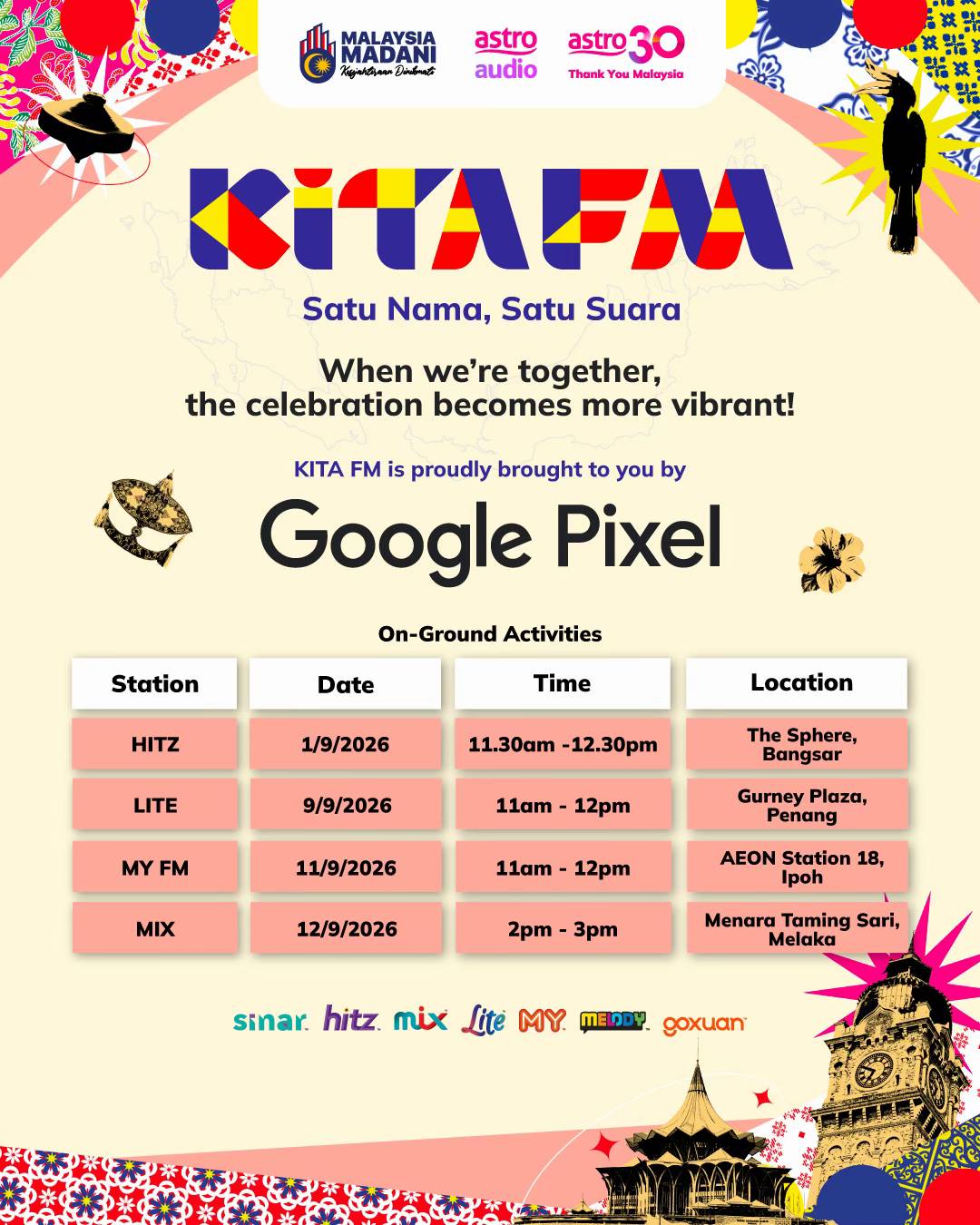The KITA FM Bus is on the move, and you're not too late to join us for the fun, 