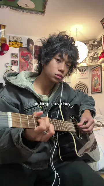 nothing - steve lacy (Perfect loop too😭) #stevelacy #guitar #cover #singing 