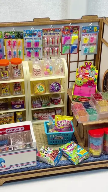 🍭✨ The Cutest Tiny Candy Shop! 😍🛍️#TinyCandyShop #MiniatureWorld #MiniCandy #