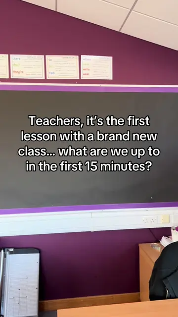 How are we spending the first 15 minutes with a new class? Don’t spend them expl
