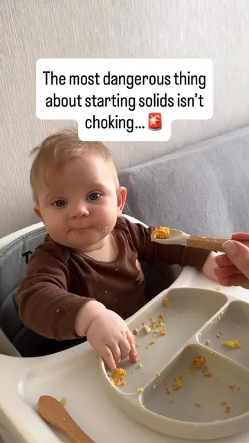 🚨 The most dangerous thing about starting solids isn’t choking  It’s the confid