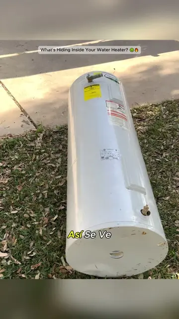 YourWaterHeaterMightLookLikeThisInside😳🔥#WaterHeater#PlumbingTips#HomeMaintena