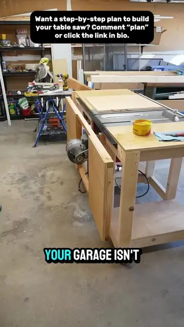 Your Garage Isn’t Too Small… You Need This Workbench! 🛠️ #Woodworking #Workbenc