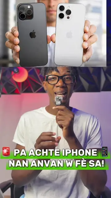 🚨 W ap achte yon iPhone itilize? SOVE VIDEO SA! Yon iPhone ka sanble 100% reyèl