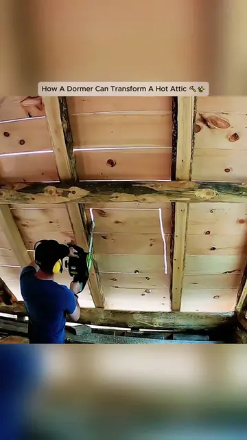 ThisDormerMakesAHugeDifference🤯🏡#Roofing#HomeImprovement#Dormer#Construction#H