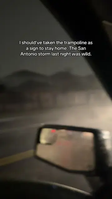 Like what even was that. San Antonio hitting 107 then dropping the hardest storm