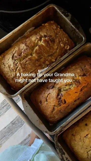 Works like a charm  #bakingtips #baking #bananabread 