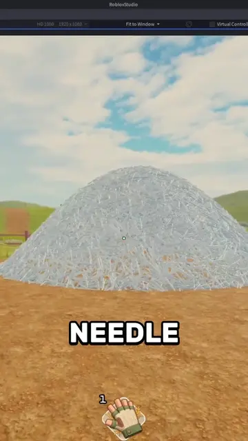 We turned our game UPSIDE DOWN - Game: Search for the Needle #roblox #robloxgame