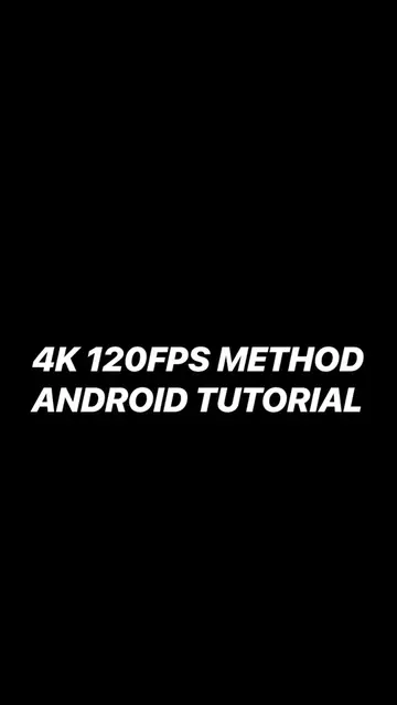 4k 120fps Method Tutorial Android | Zilem Method 🫴, haze method is unsafe btw#z