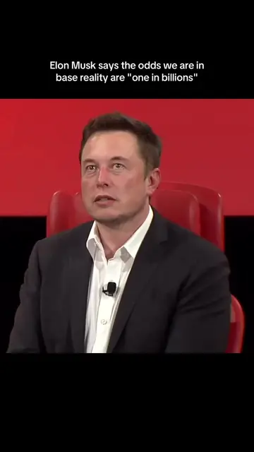 Elon Musk says the odds that this is base reality are "one in billions" #elonmus