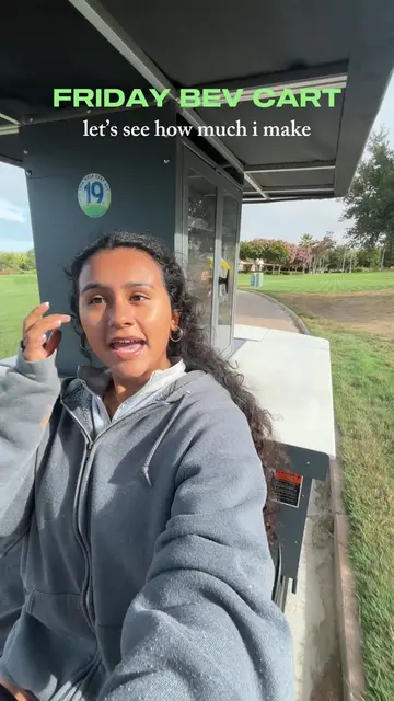bev cart math is insane😩 how much i make on a friday bev cart shift⛳🛺🥤 @mfdoe