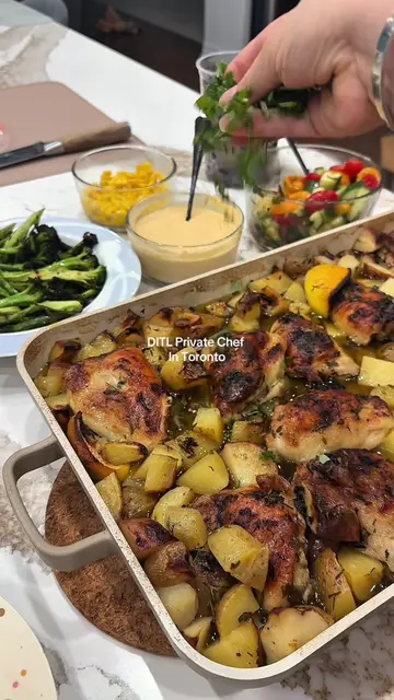 DITL as a private chef - you can not go wrong with this citrus herbed chicken re
