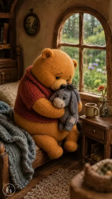 I wasn’t finished being your friend yet 🤍 #PeterCullen #Eeyore #WinnieThePooh #
