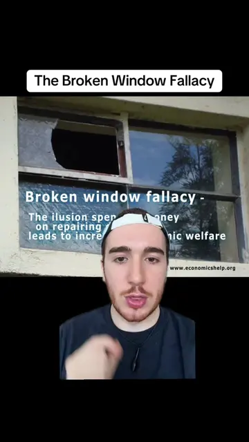The Famous Broken Window Fallacy #money 