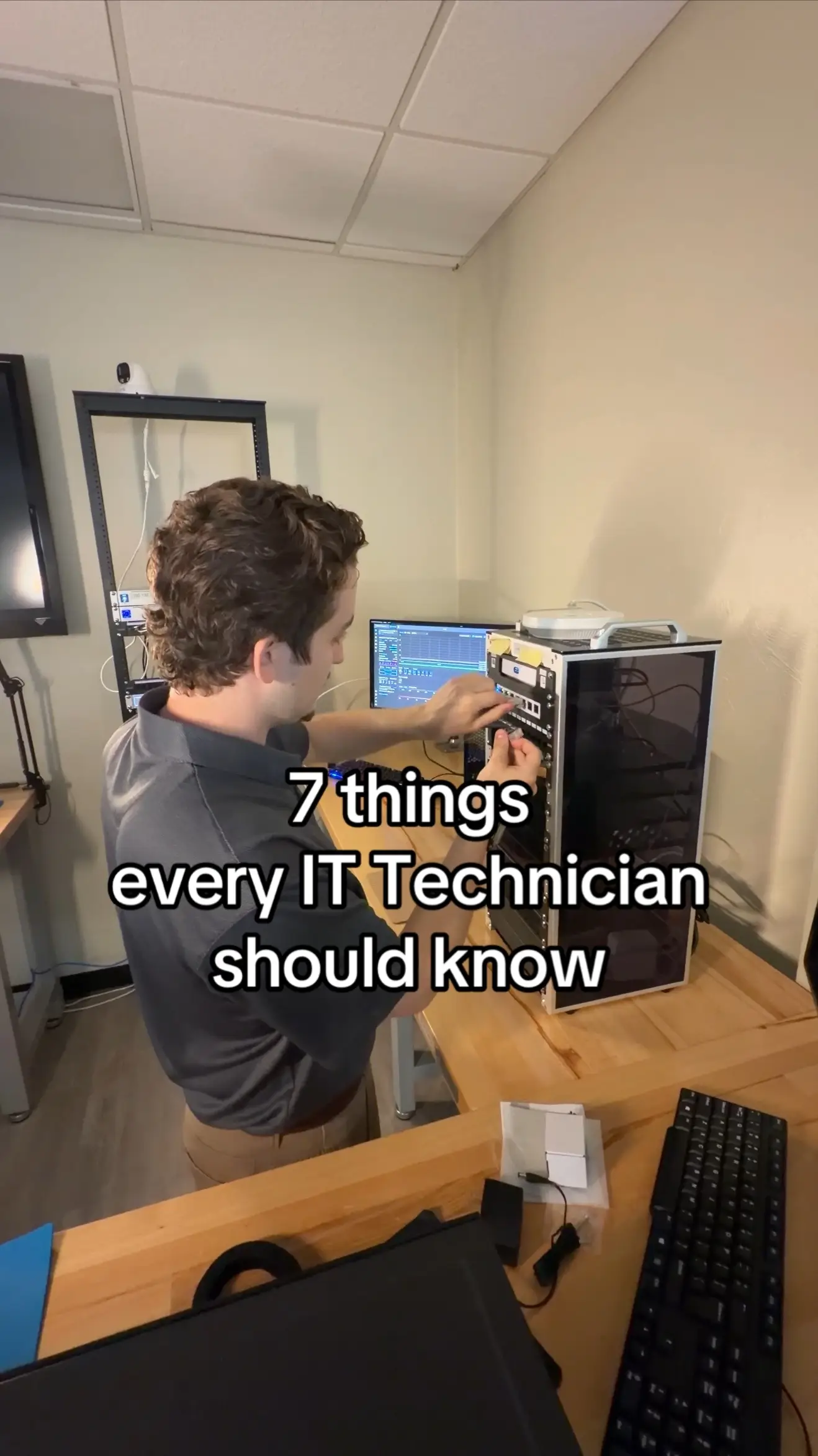 The CompTIA A+ is the entry level certification that most people get to break in