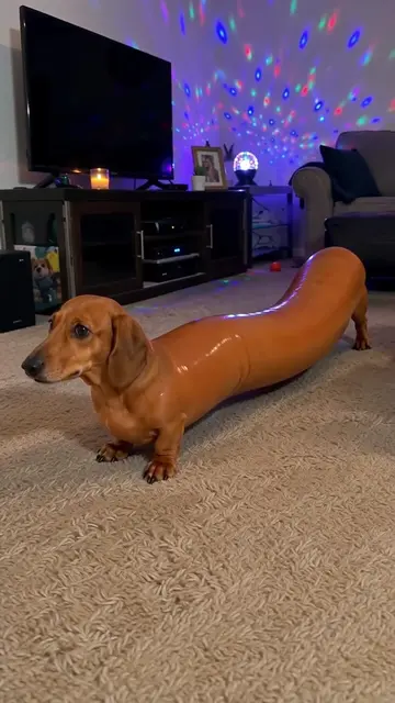 Weekend mode: activated 🌭 #ImpossibleAnimals #FrankTheHotDog #WeekendVibes