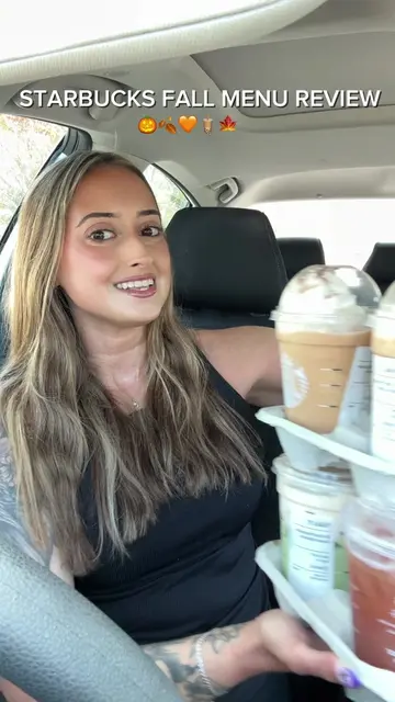 starbucks fall menu 2026 taste test / review 🎃🍂🧡🧋🍁 everything I tried is be