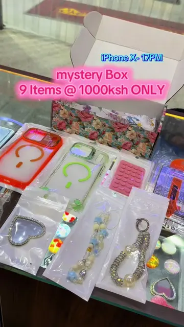 🎁✨ THE ICONIC BY SG MYSTERY BOX IS HERE! ✨🎁 Pay only KSh 1,000 and get KSh 3,5