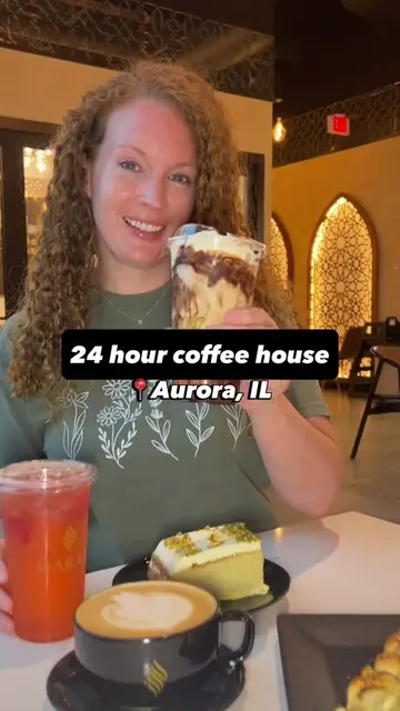 🚨Aurora Illinois did you know about this 24/7 coffee house?! 🚨#ad Starting Sep