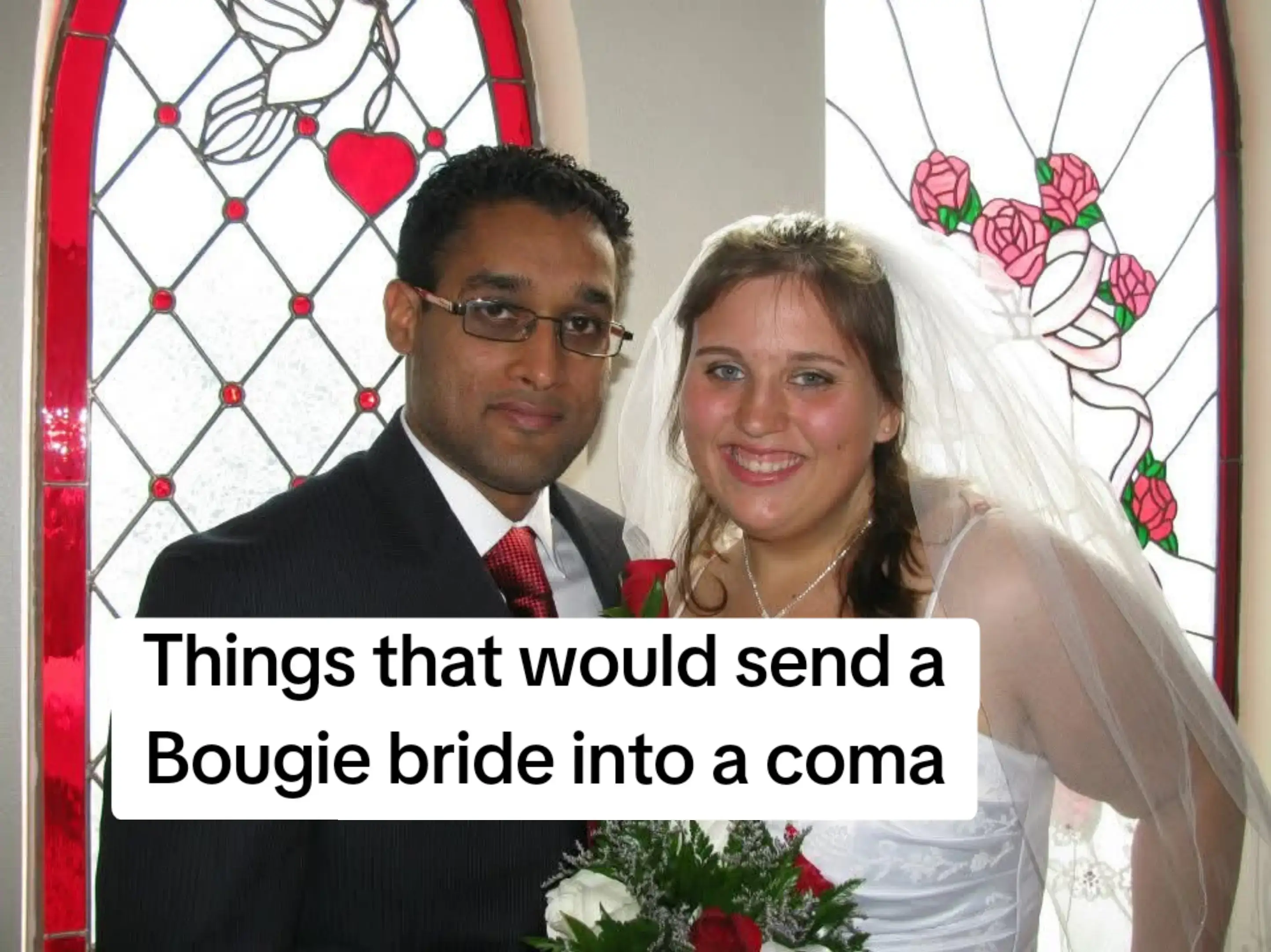 Got married three months after we started dating. A weekend drive to Vegas from 