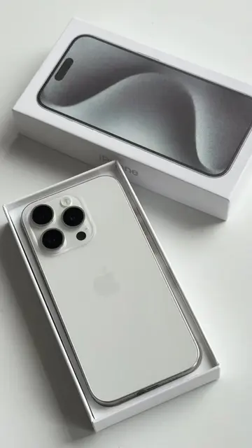 White Titanium🤍 #fyp #fyppppppppppppppppppppppp #iphone #iphone15pro 