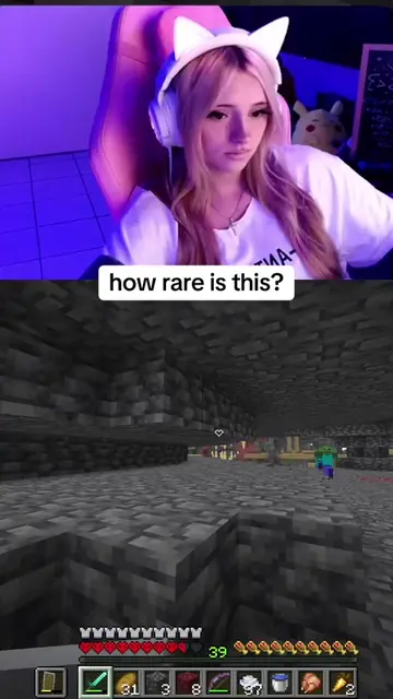 how rare is this in minecraft? #Minecraft #livehighlights #mcyt #rare #minecraft