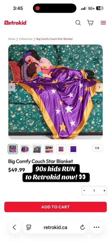 The big blanket, the Loonette doll, and Mega Couch Plush are available as well! 