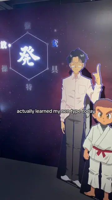 find out what kind of nen user you are at the hunter x hunter pop up at the mbk 