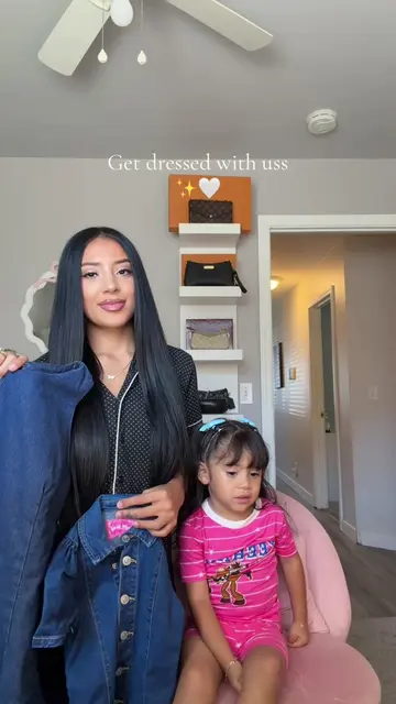 Love matching w my baby 🥹🥹 #fypシ゚viral #foryoupage #grwm #girlmom #OOTD 