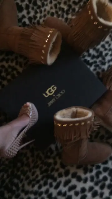 Double trouble #jimmychoo #uggseason #rareuggs #uggs 