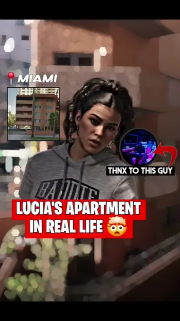 GTA 6 fan found LUCIA's apartment in real life MIAMI 🤯 (credits to IG: prettybo