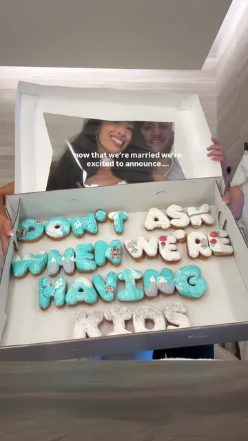 exciting announcement 🤫 @Letterbox Doughnuts #married #donuts #wedding #Foodie 