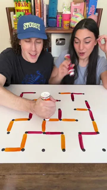GRID WAR🏁 [Orange🍊 vs Cherry🍒 Edition] #GameNight #boardgames #games #couples