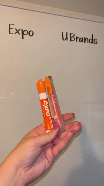 Expo vs. U Brands 🖊️ • • • #expo #ubrands #writing #markers #dryerase 