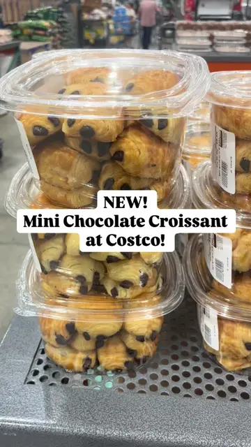 New mini chocolate croissants  are now at the costco bakery!  ##costco##costcofi