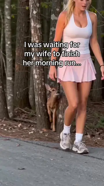 Do you think it could be the same deer? #wholesome #animals 