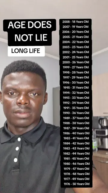 Age does not lie. It reveals what time has taught you, what life has taken from 