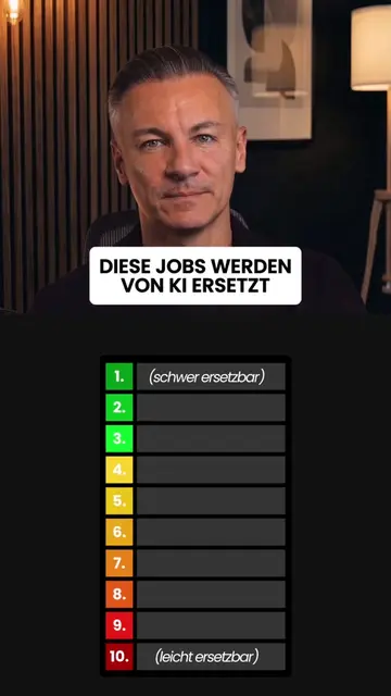 Welcher dieser Berufe wird deiner Meinung nach zuerst von KI ersetzt? Schreib’s 