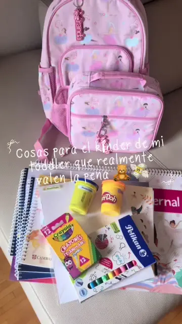 Cosas para el kinder versión toddler que realmente valen la pena 💸🧸.        #m