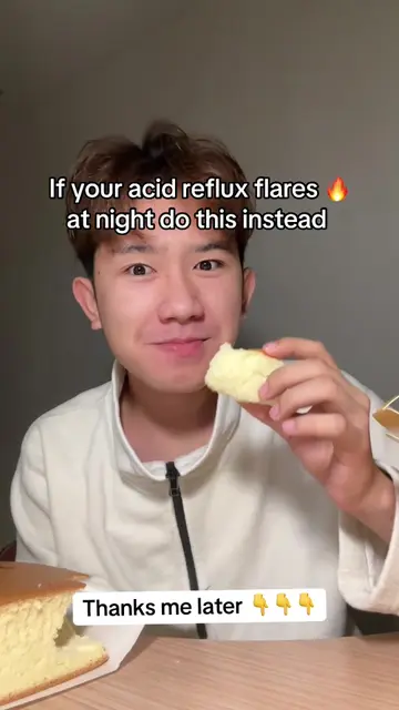 If your acid reflux flares 🔥 at night, don't panic you can do this 6 things ins