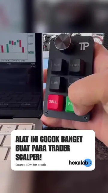 Sebuah perangkat keras kecil berbentuk keypad trading sedang viral di kalangan i