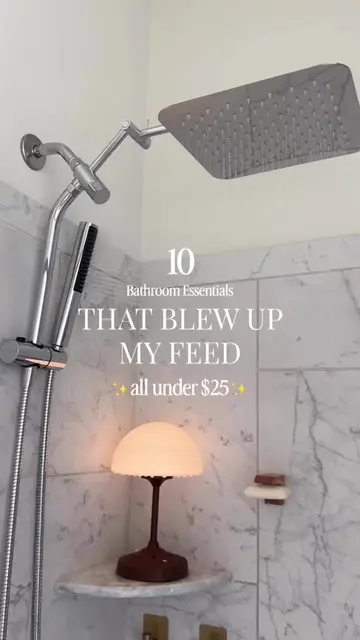 10 bathroom finds that took over my FYP 🧡 all under $25 not sponsored, just obs