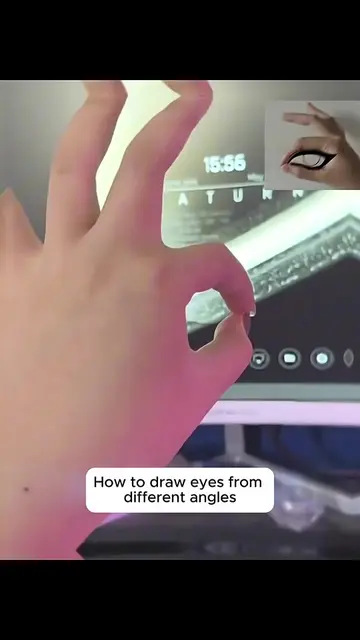 How to draw eyes from every angle 💡 #drawing #arttips #eyedrawing #drawingtutor