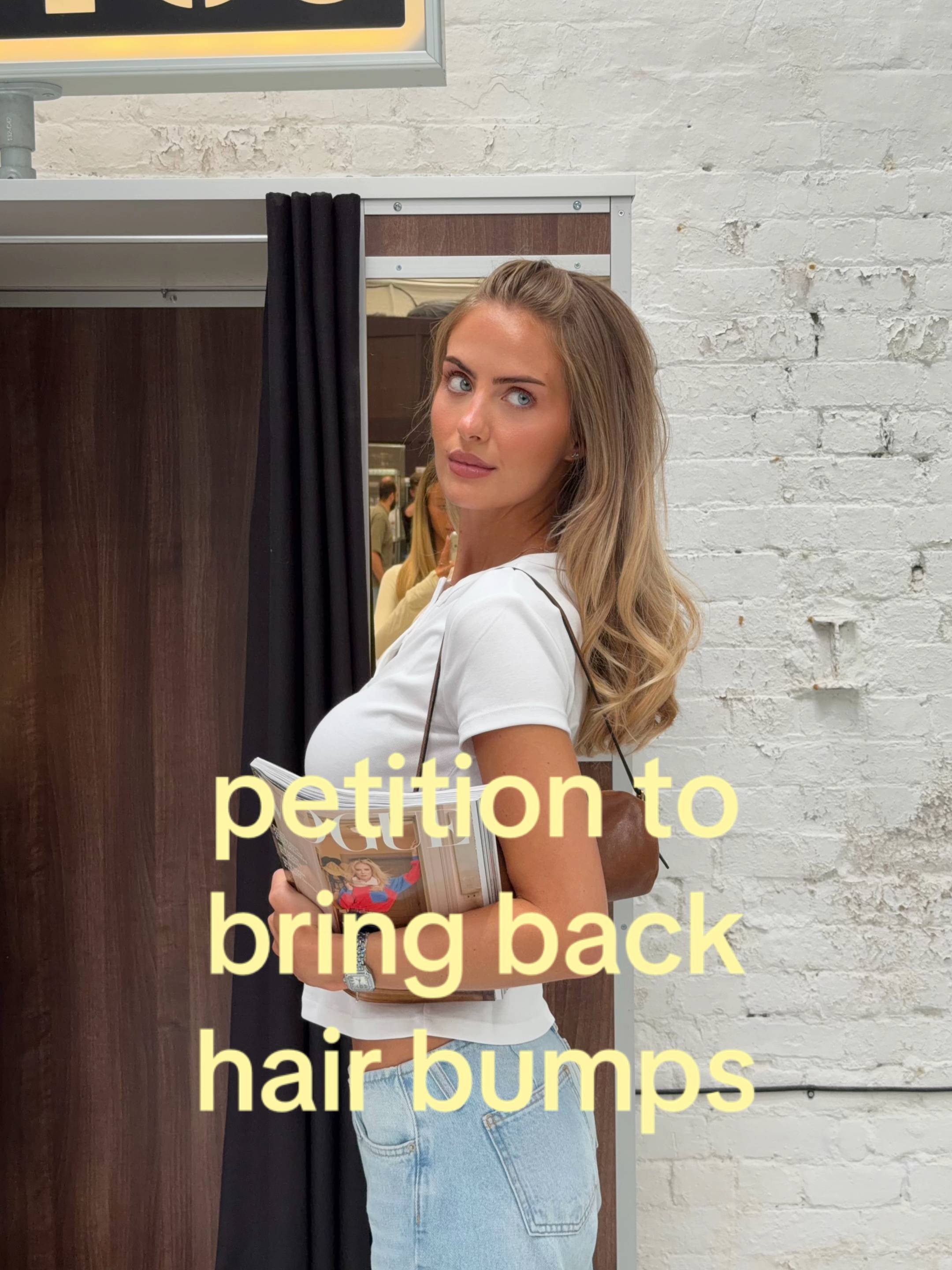 Why did we ever stop? They look so cute #hairtrend #hairbump #fallhairstyles 