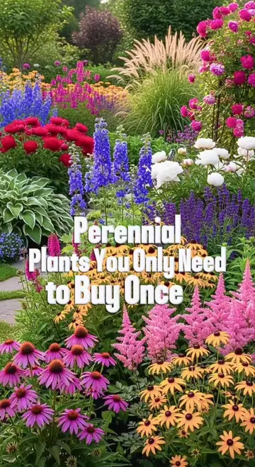 🌿 10 Perennial Plants You Only Need to Buy Once! Why keep buying new plants eve