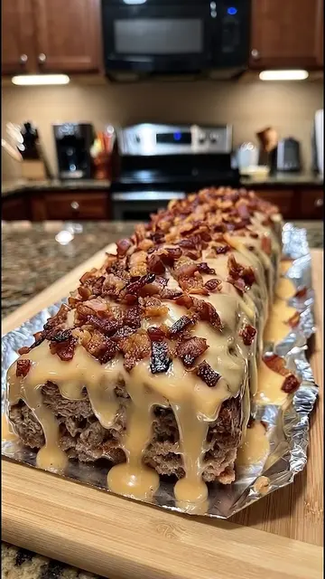 🥓 Loaded Bacon Cheeseburger Meatloaf
 🛒 Ingredients
 For the meatloaf:
 2 lb g