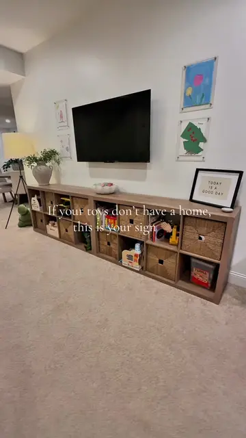 Toy storage made easy 🫶🏽 #playroom #storage #toys  