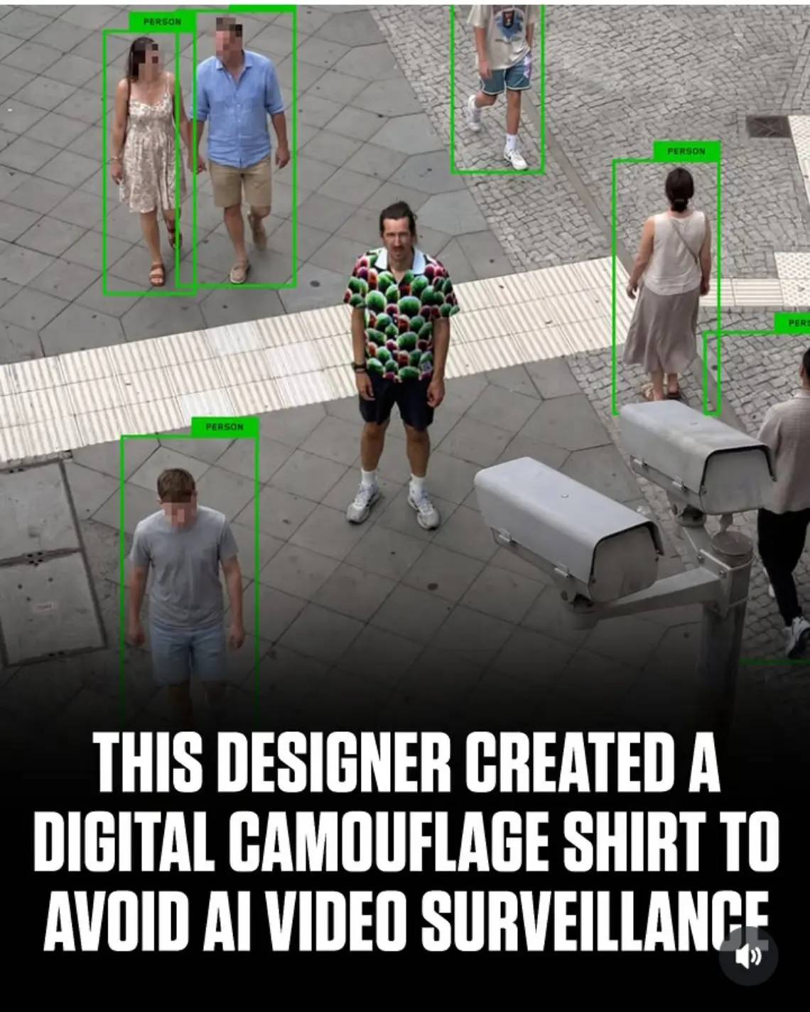 This designer just dropped the wildest anti-surveillance fit ever. Look at the p