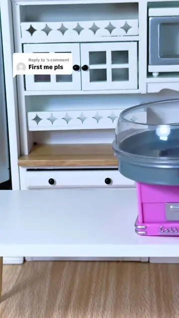 Replying to @ let's make miniverse cotton candy #foryoupage #asmr #pretendplay #
